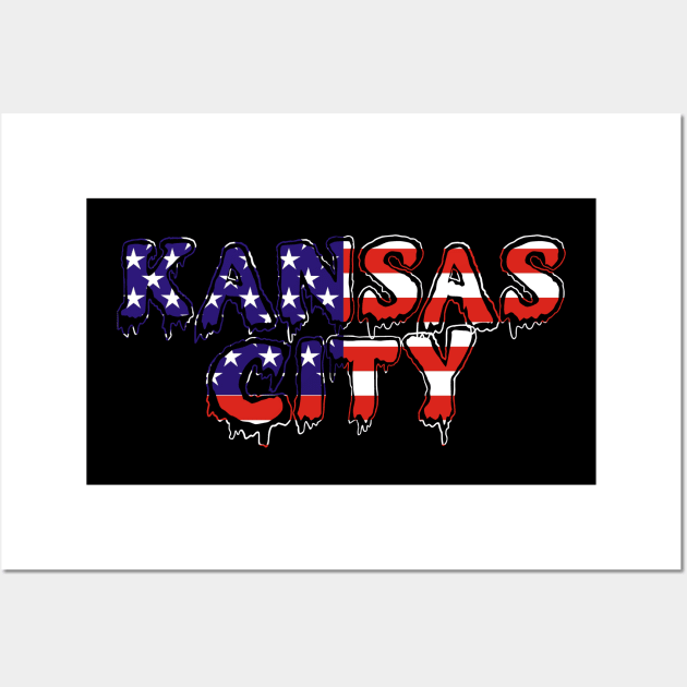 Kansas city USA Wall Art by MAU_Design